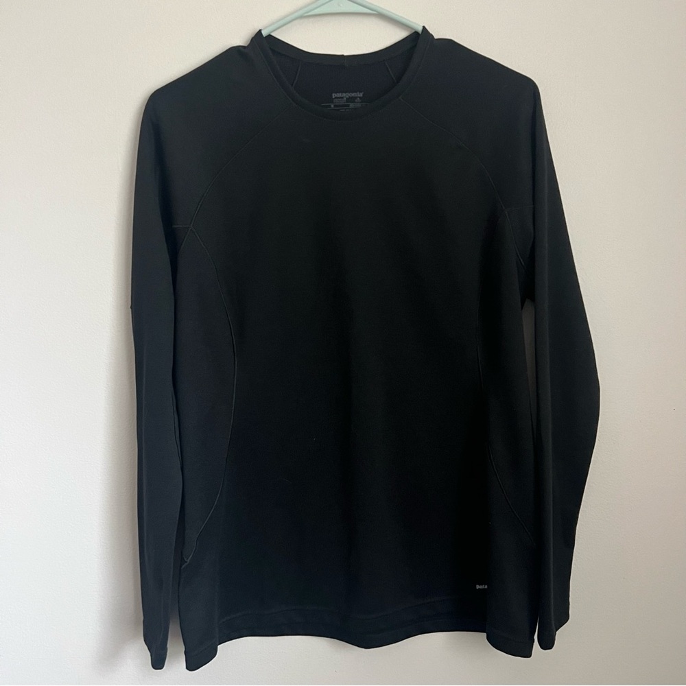 Patagonia Long Sleeve Black Thin Top